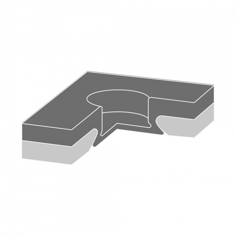 clincher cavity-loc